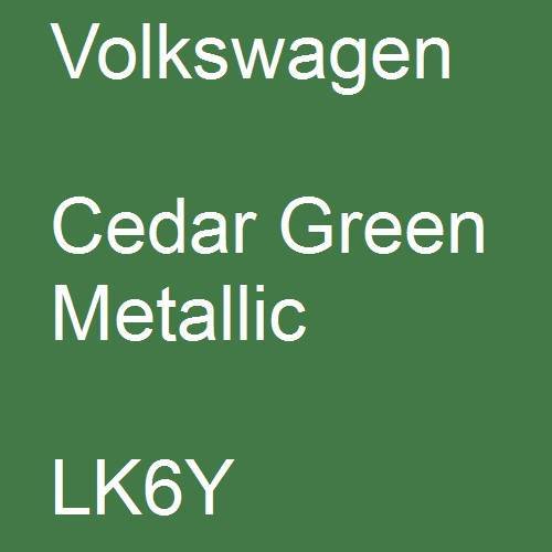 Volkswagen, Cedar Green Metallic, LK6Y.